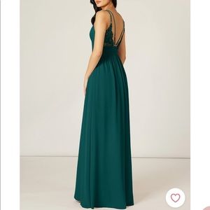 NWOT Azazie “Blake” Bridesmaids Black Tie Dress